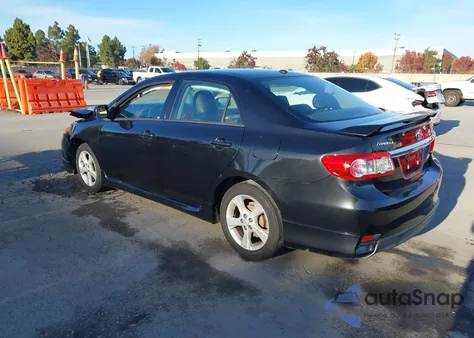 2011 Toyota Corolla S from USA, damaged, VIN 2T1BU4EE4BC553381